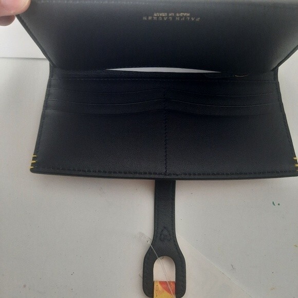 Ralph Lauren Collection Floral Multi Color French Wallet NWT - Picture 5 of 9